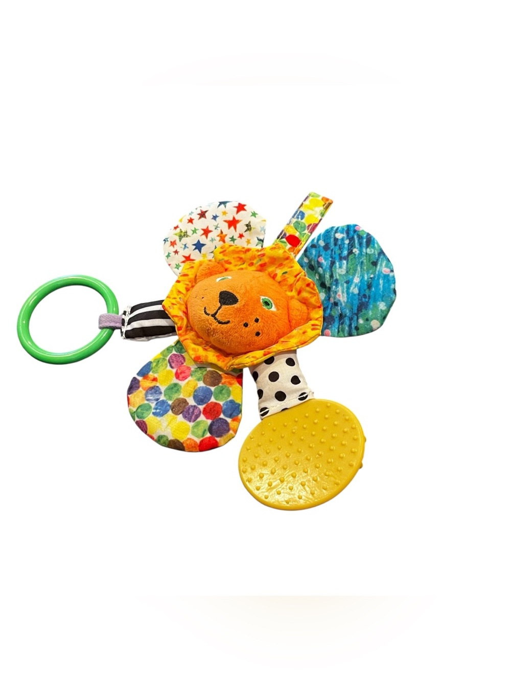 The world of Eric carle baby stroller toy lion